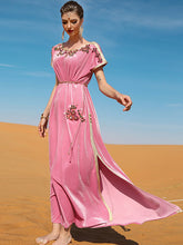 Vacation Loose Round-Neck Dress